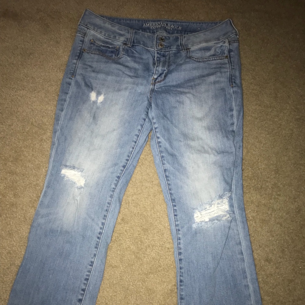 Size 12 American Eagle crop jean capris